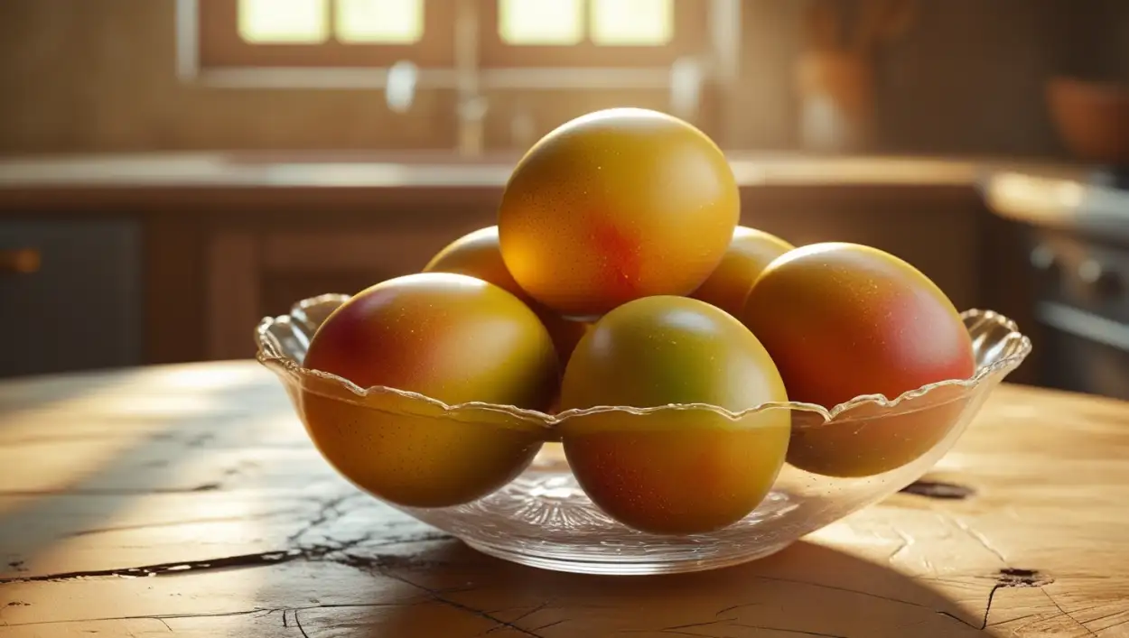 vibrant mango background with splash effect