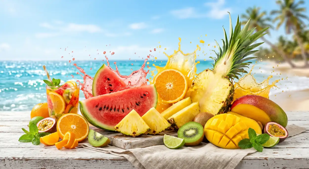 Free Download Vibrant Summer Background For Website Banner Design - High Quality Summer Background Background Image