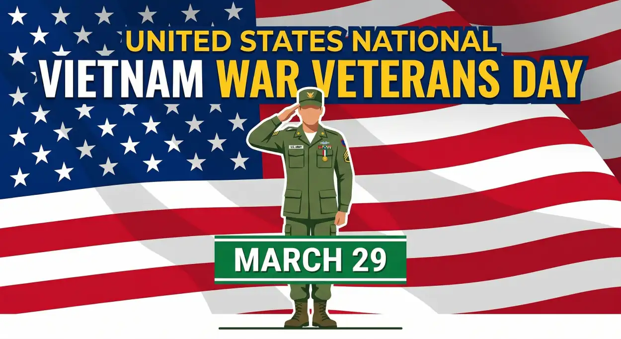 Free Download Vietnam Veterans Day Banner Free Download - High Quality United States National Vietnam War Veterans Day Image