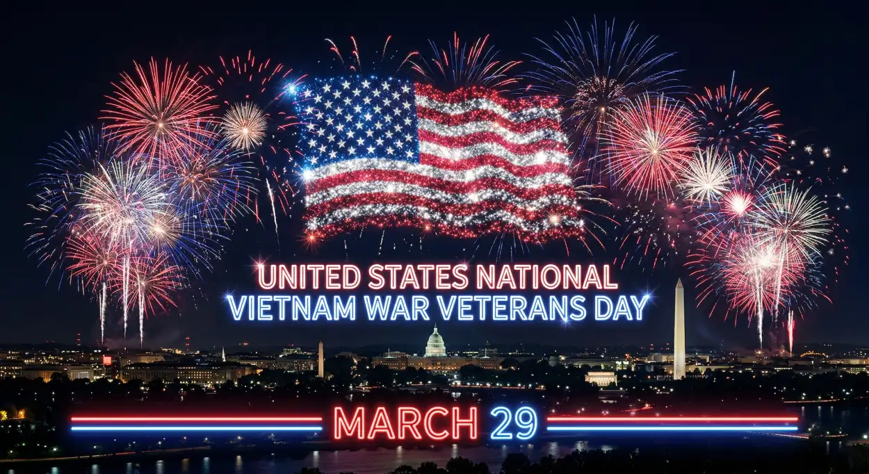 Free Download Vietnam Veterans Day Whatsapp Status - High Quality United States National Vietnam War Veterans Day Image