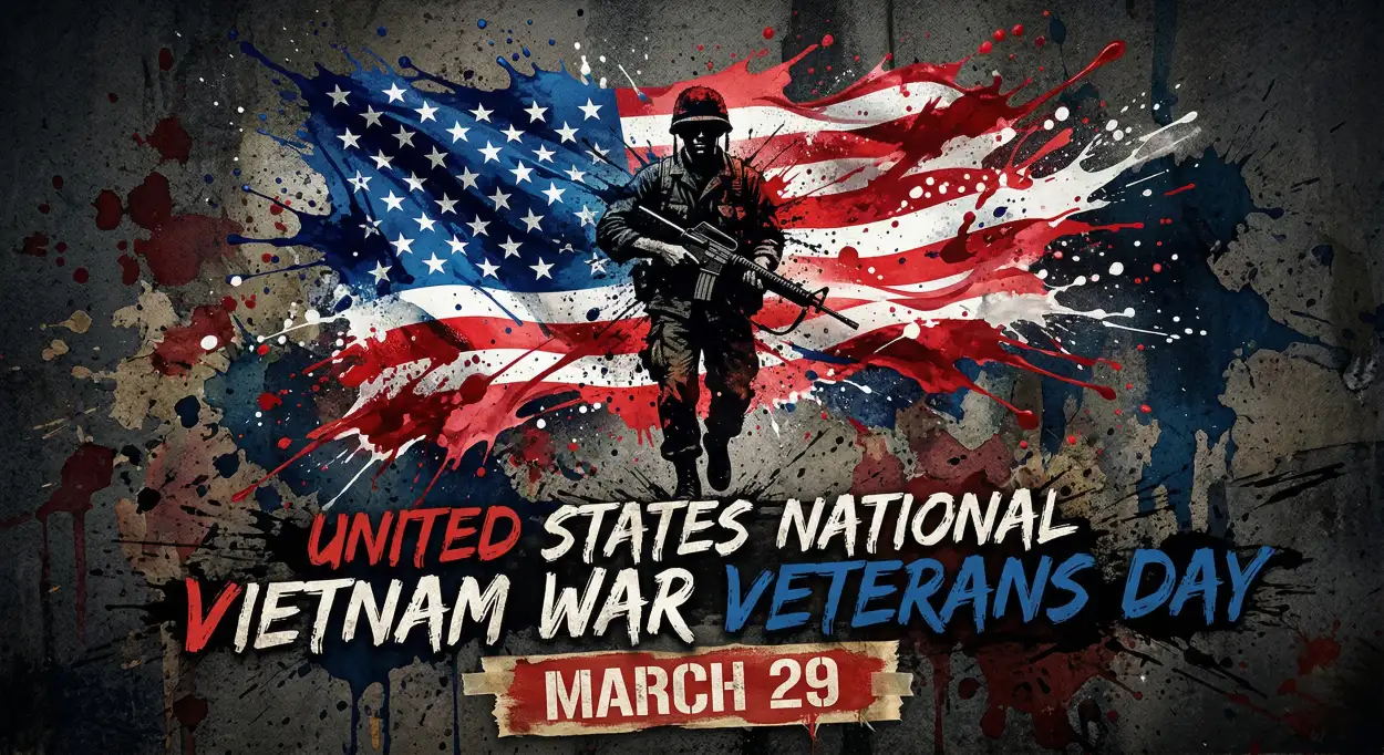 Free Download Vietnam War Veterans Day Social Media Banner Design Free - High Quality United States National Vietnam War Veterans Day Image