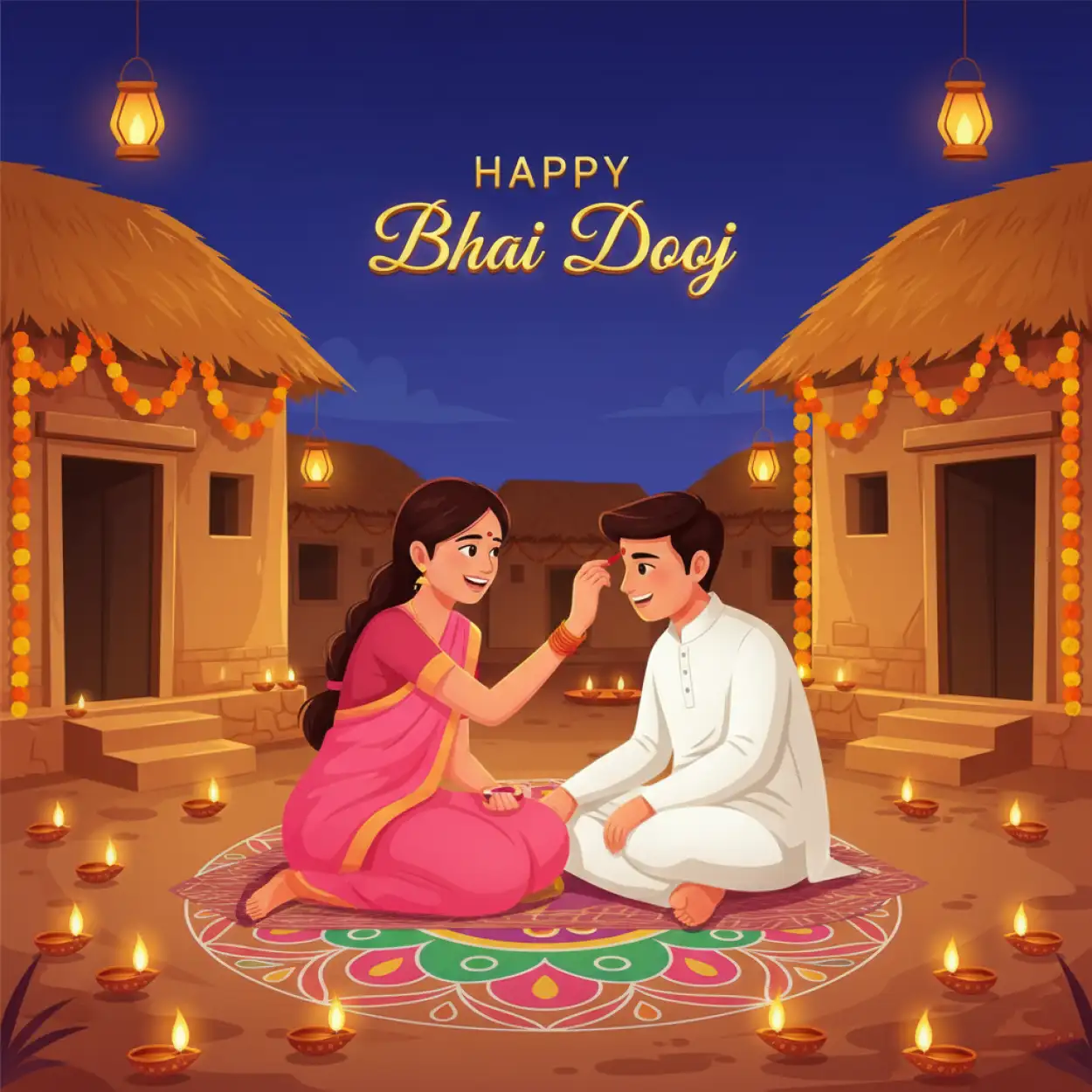 viral bhai dooj captions for brother sister pictures 2025