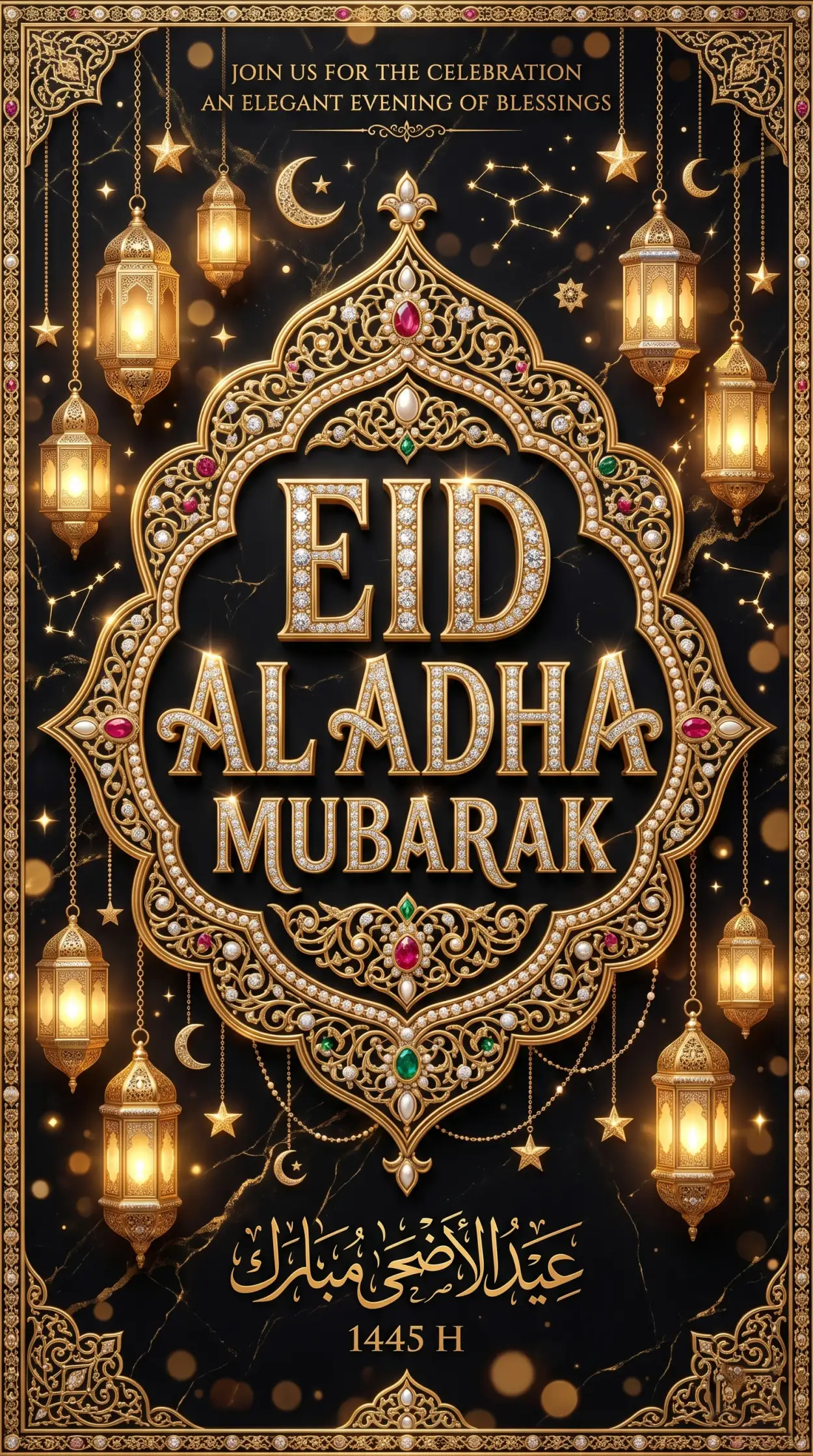 Free Download Viral Eid Al Adha Greeting Card For Whatsapp Status - High Quality Eid Al Adha Greeting Card 2026 Image