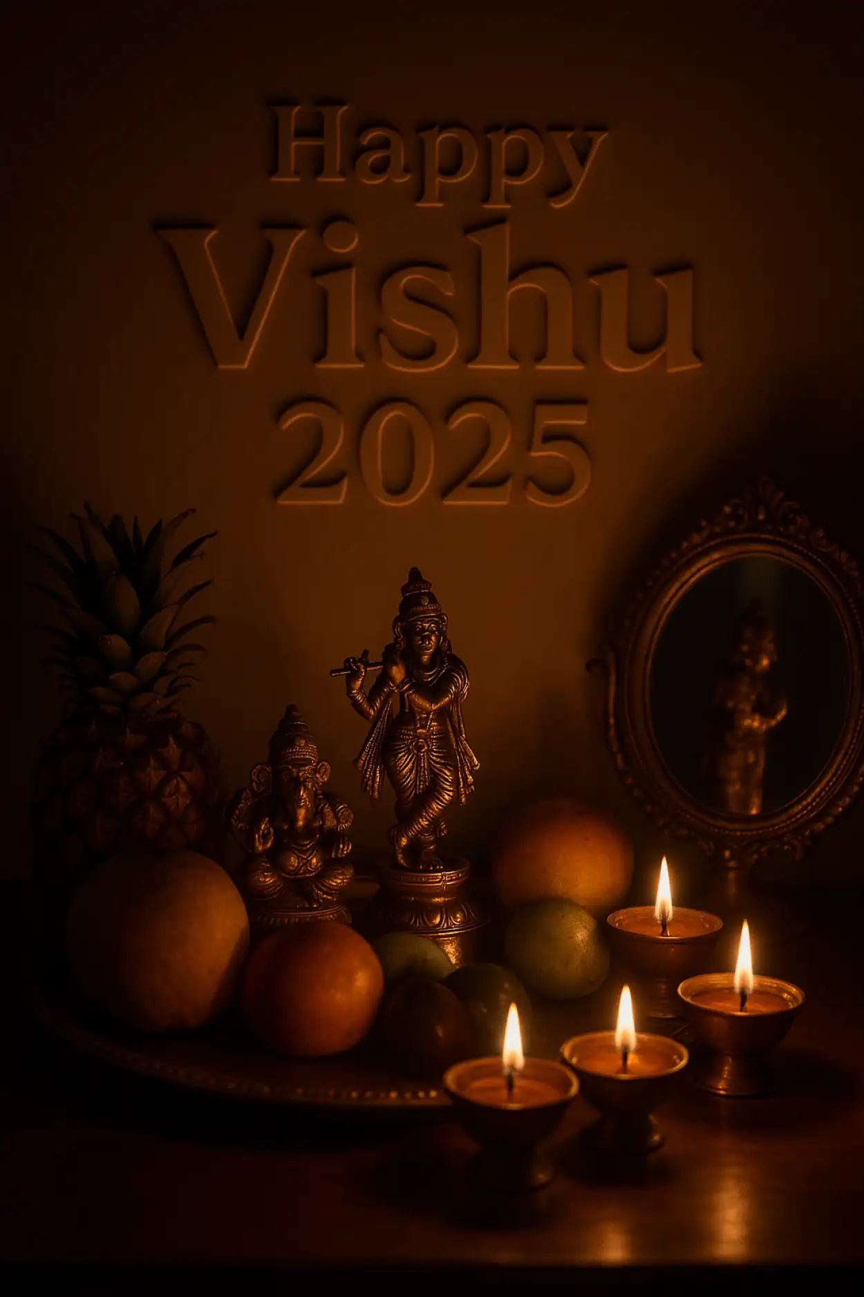 Vishu 2025 festival images with message