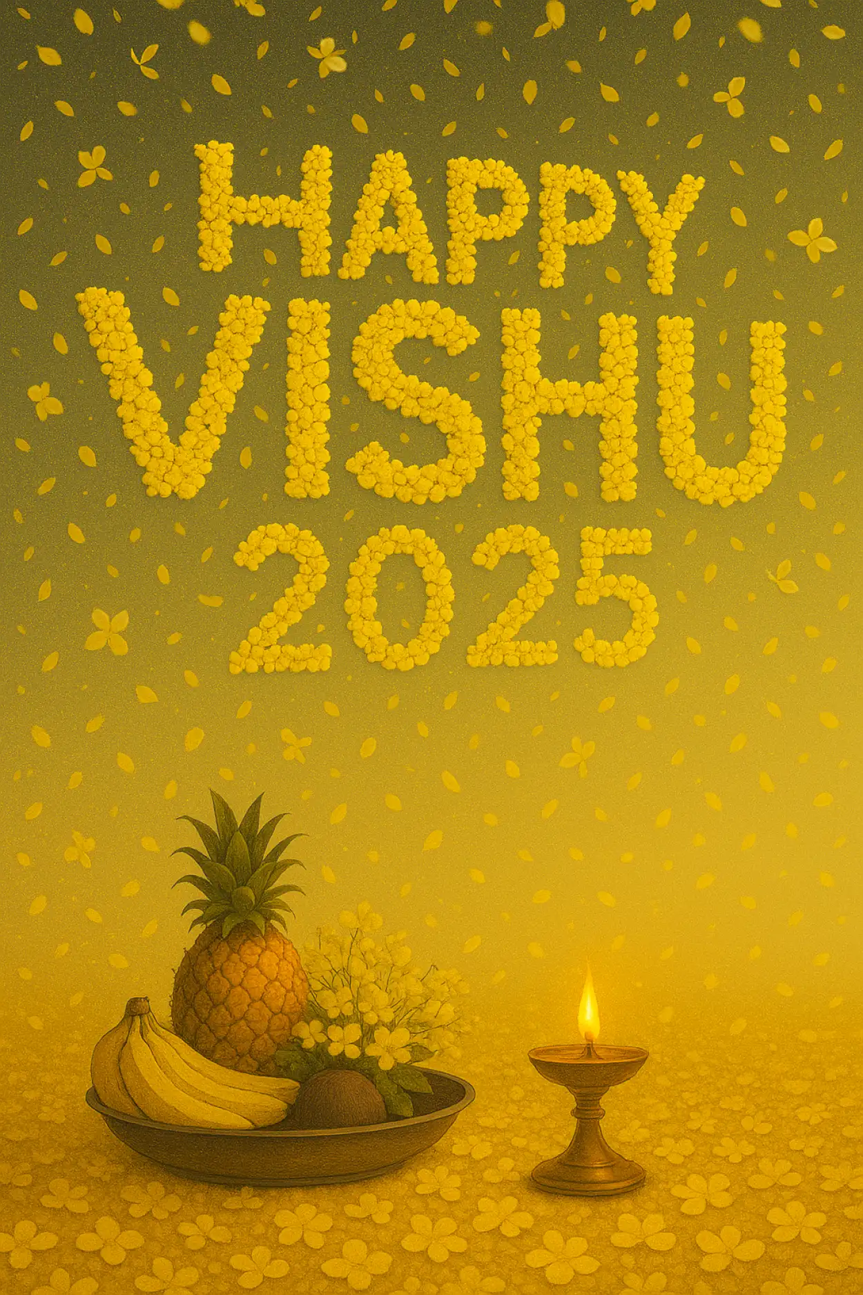 Free Download Vishu 2025 Instagram Post Image Free - High Quality Happy Vishu 2025 Background