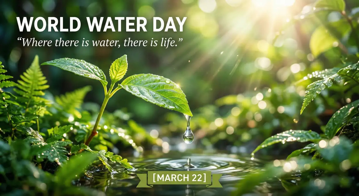water day 8k images with quotes