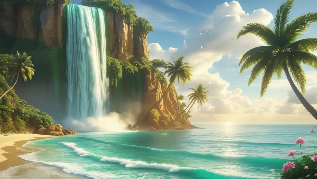 Free Download Waterfall Background For Green Screen - High Quality Waterfall Background Background