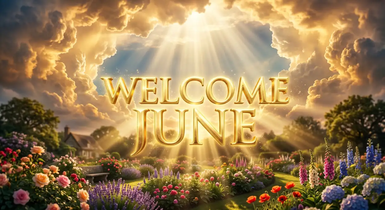 Free Download Welcome June 2026 Creative Social Media Greeting Cards - High Quality Welcome June Image