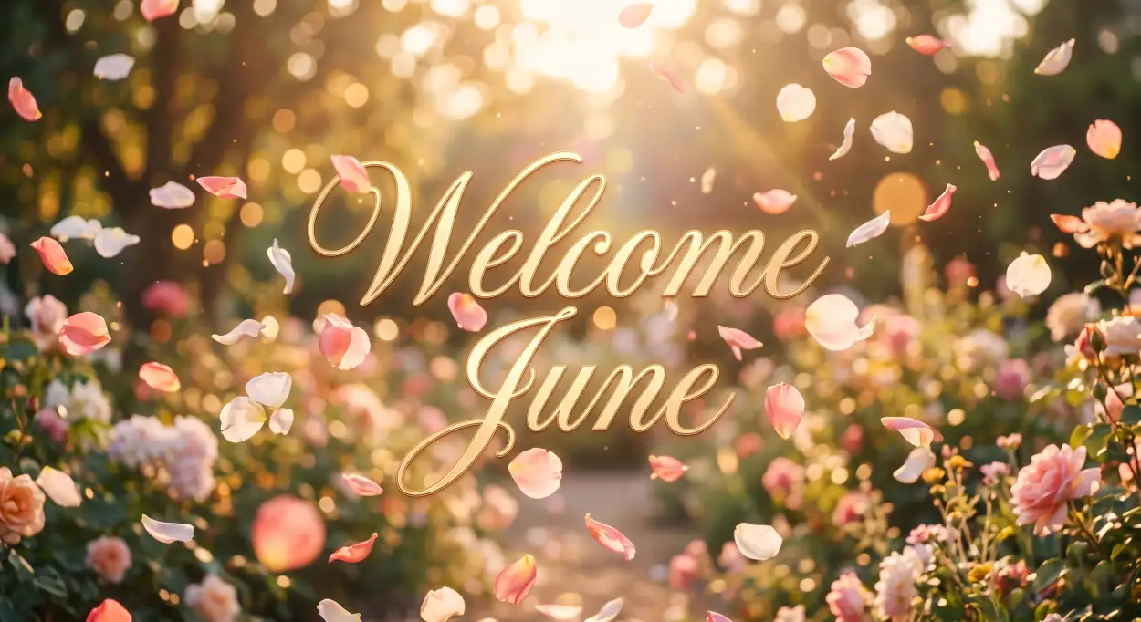 Free Download Welcome June 2026 Modern Instagram Post Template - High Quality Welcome June Image