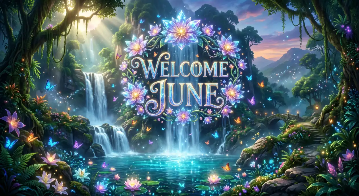 Free Download Welcome June Banner Background - High Quality Welcome June Background Image