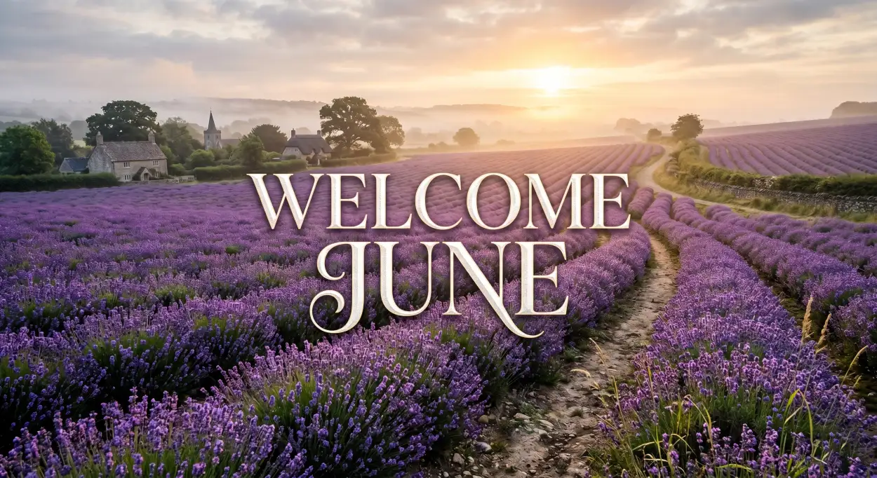 Free Download Welcome June Lavender Flower Images - High Quality Welcome June Image