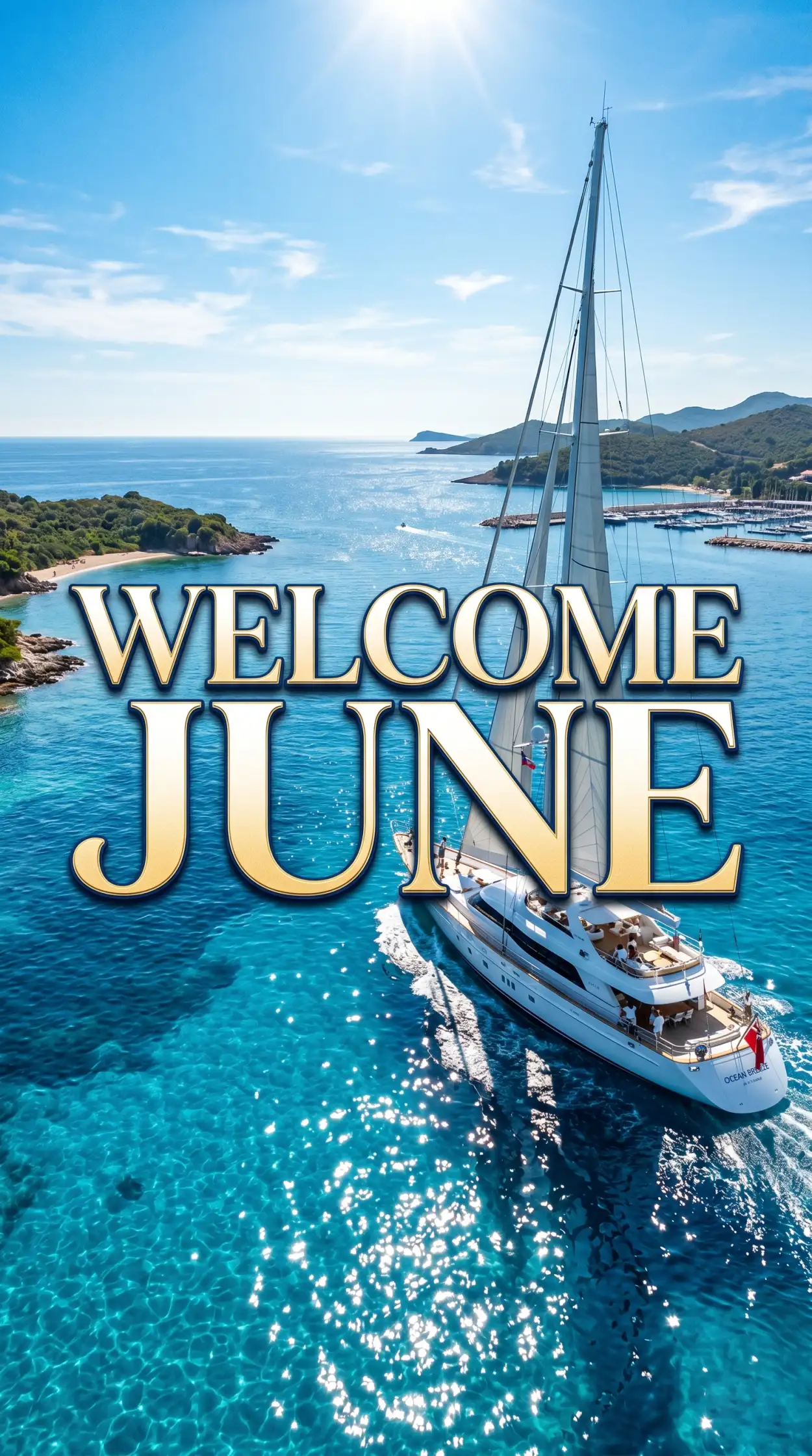 Free Download Welcome June Marketing Poster Design - High Quality Welcome June Image