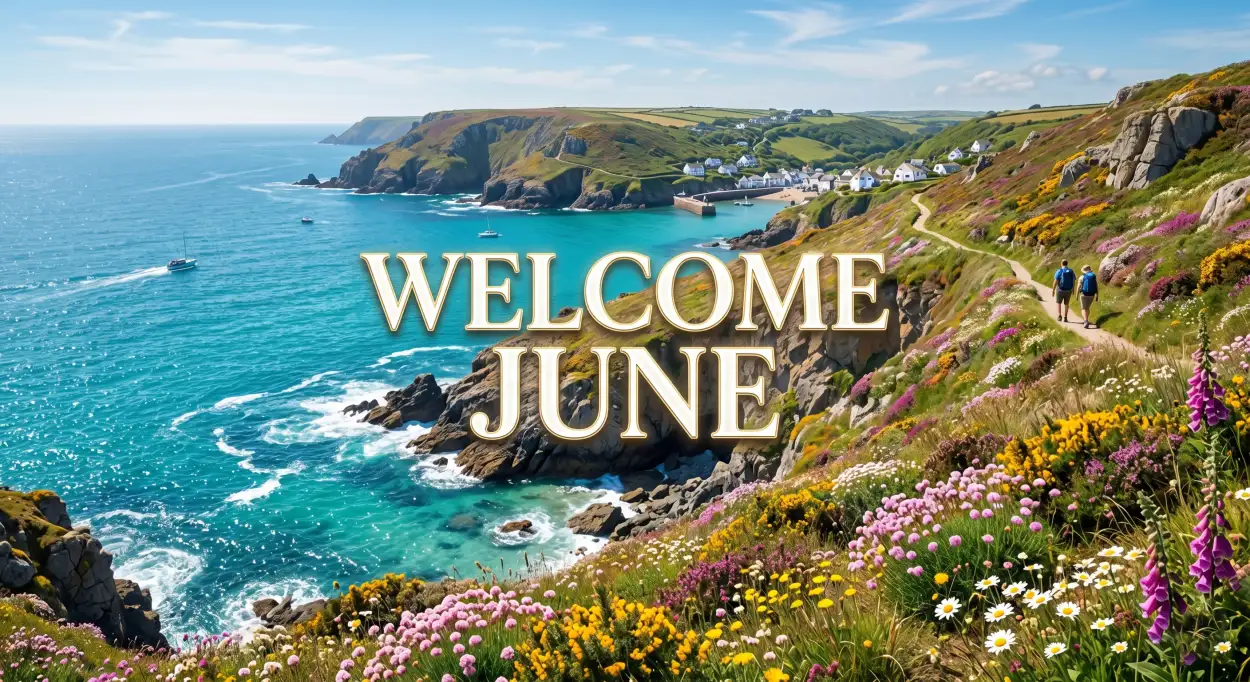 Free Download Welcome June Monthly Calendar Wallpaper - High Quality Welcome June Image