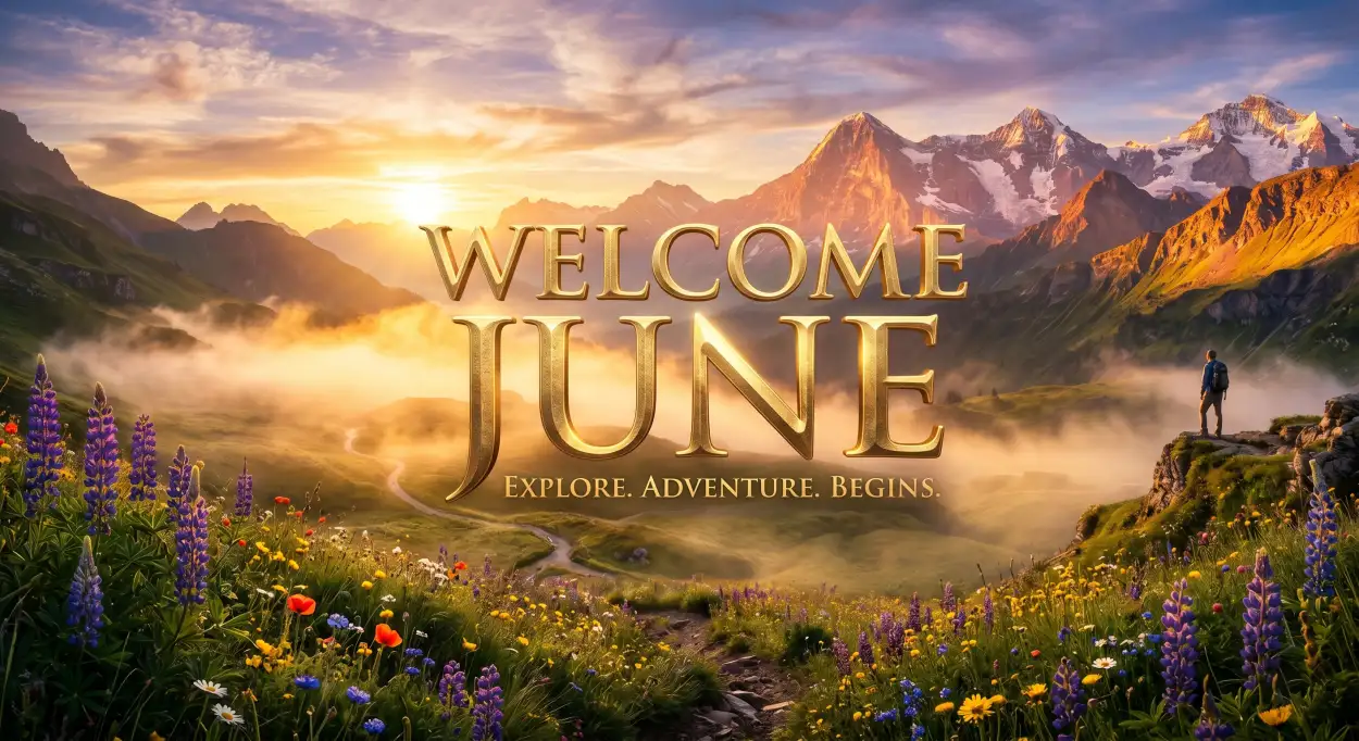 Free Download Welcome June Outdoor Adventure Wallpaper - High Quality Welcome June Image