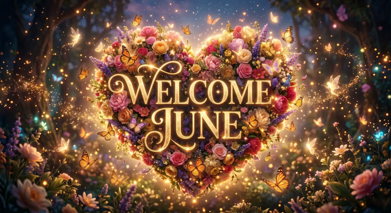 Free Download Welcome June Thankful Heart Quotes - High Quality Welcome June Image