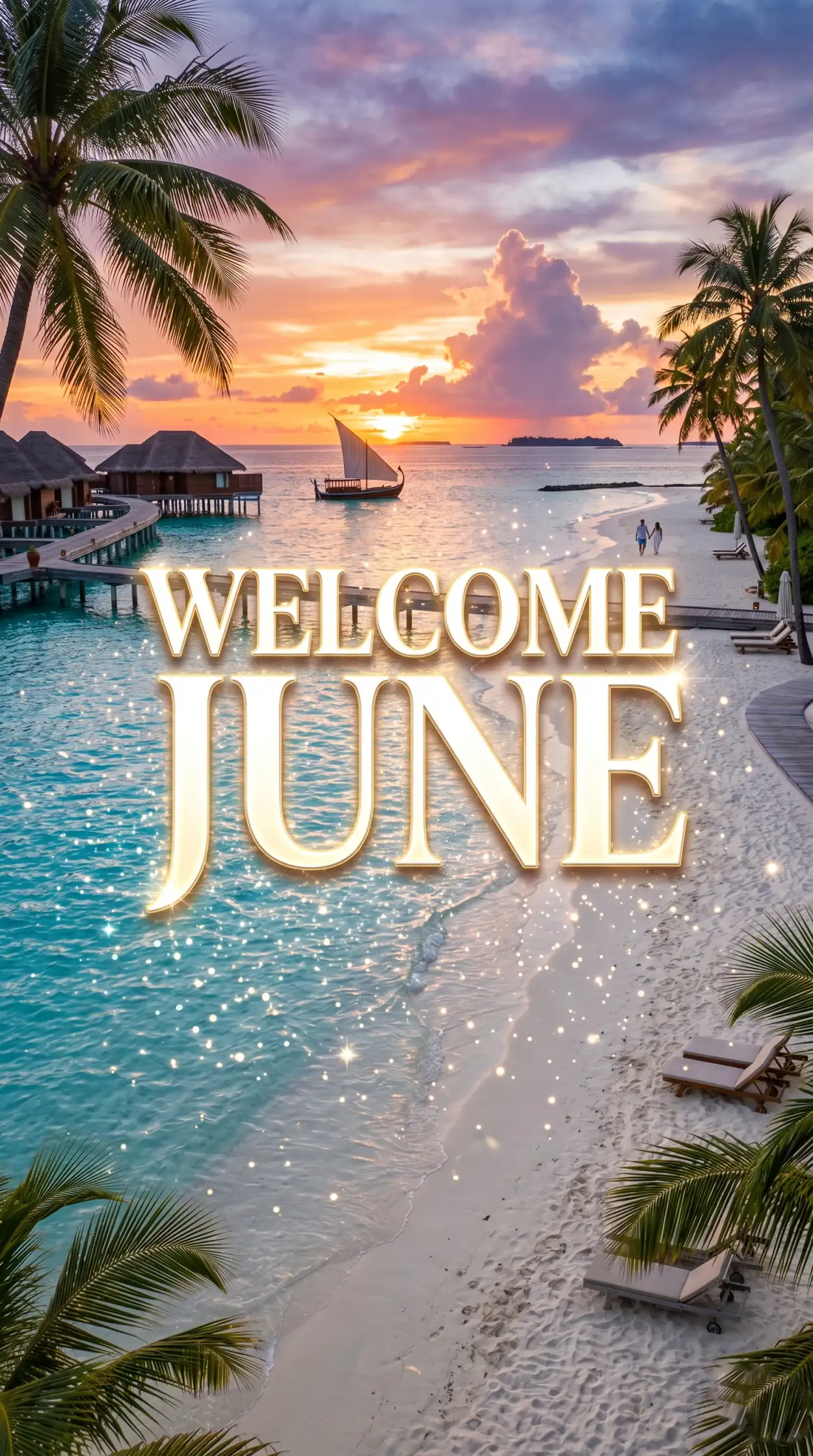 Free Download Welcome June Tropical Background Images - High Quality Welcome June Background Image