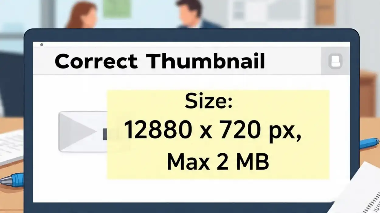 what is the correct youtube thumbnail size 2025