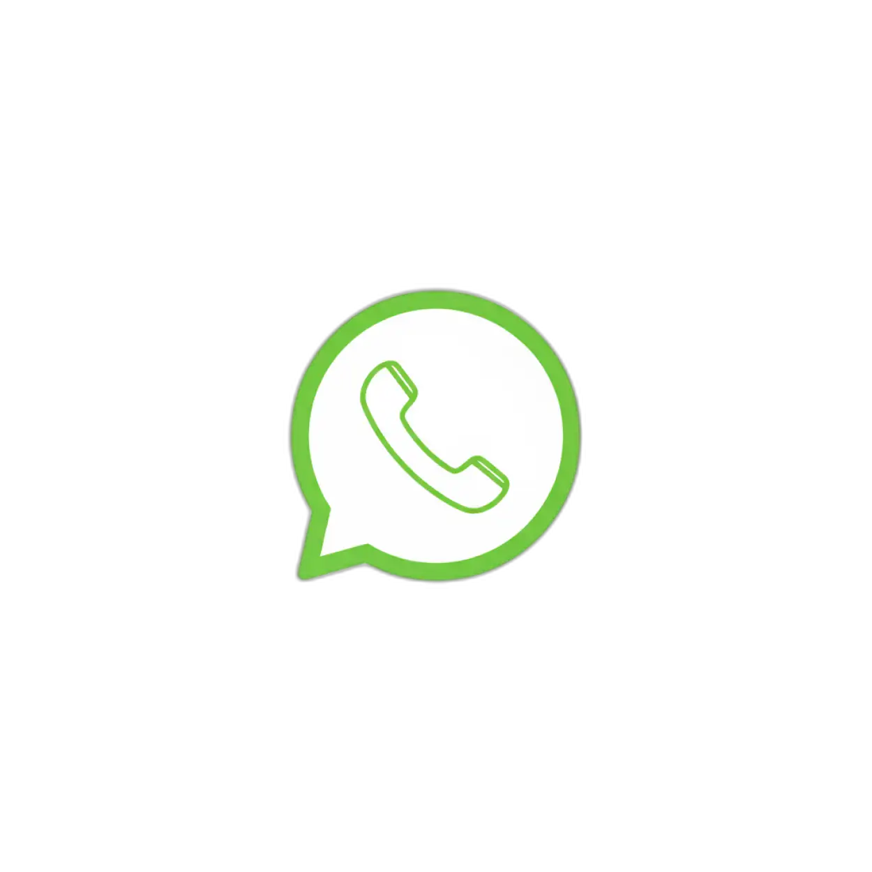 whatsapp png icon for footer