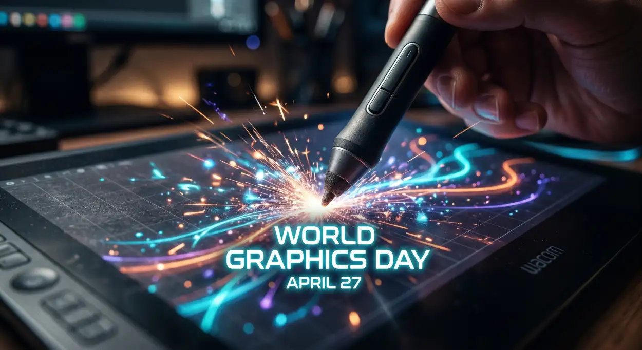Free Download Why Celebrate World Graphics Day - High Quality World Graphics Day 2026 Image