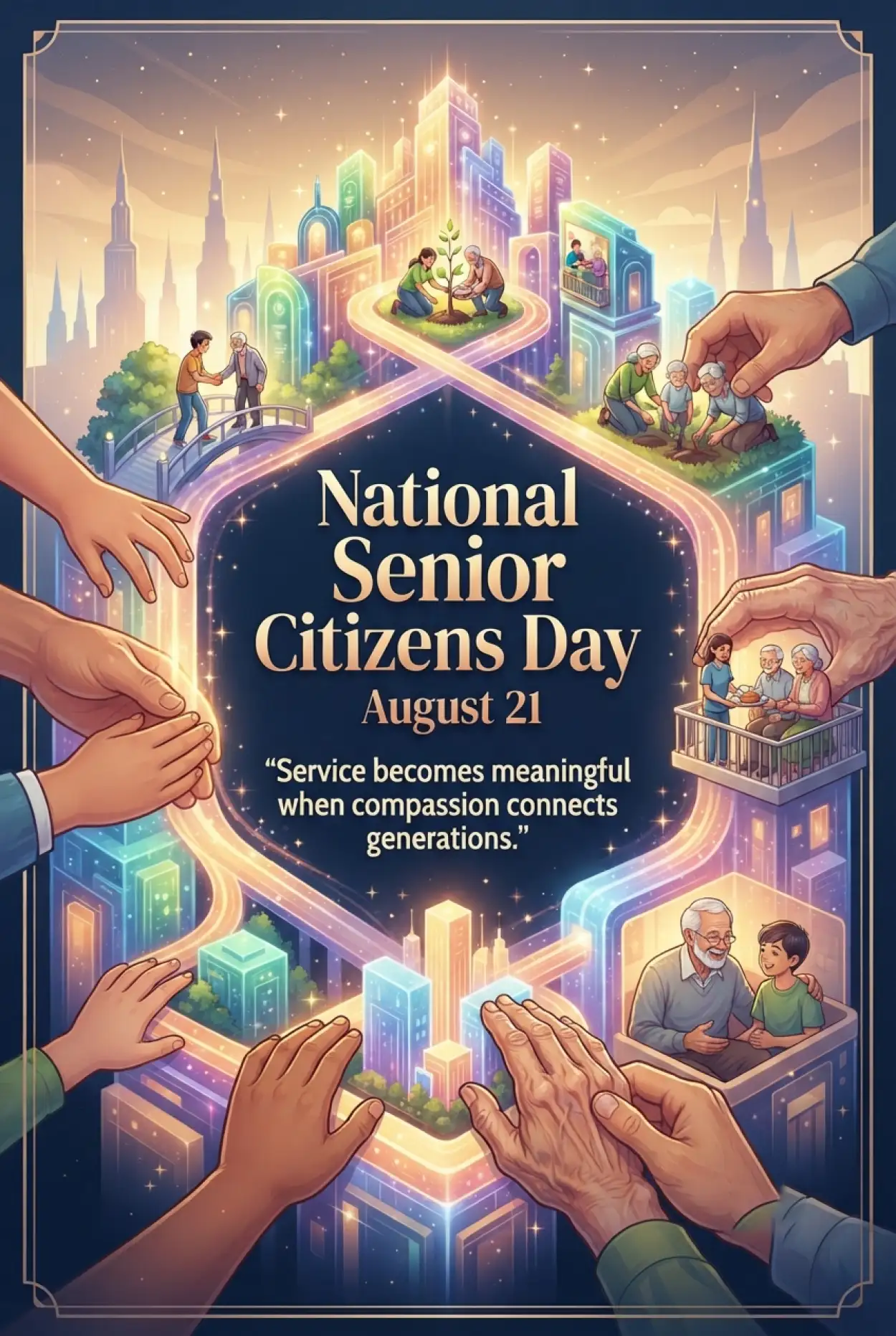 Free Download Why Do We Celebrate Senior Citizens Day 2026 - High Quality Senior Citizens Day 2026 Image
