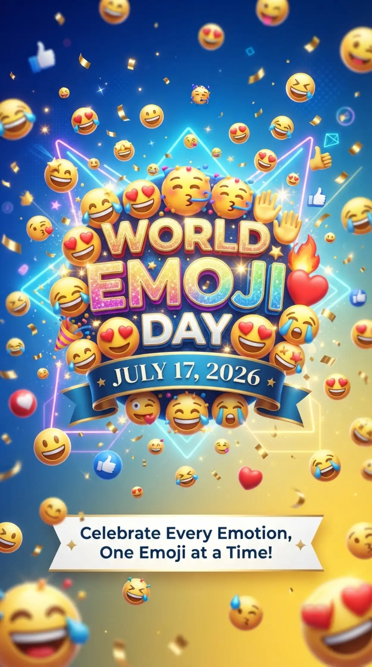 Free Download Why Is World Emoji Day Celebrated - High Quality World Emoji Day 2026 Image