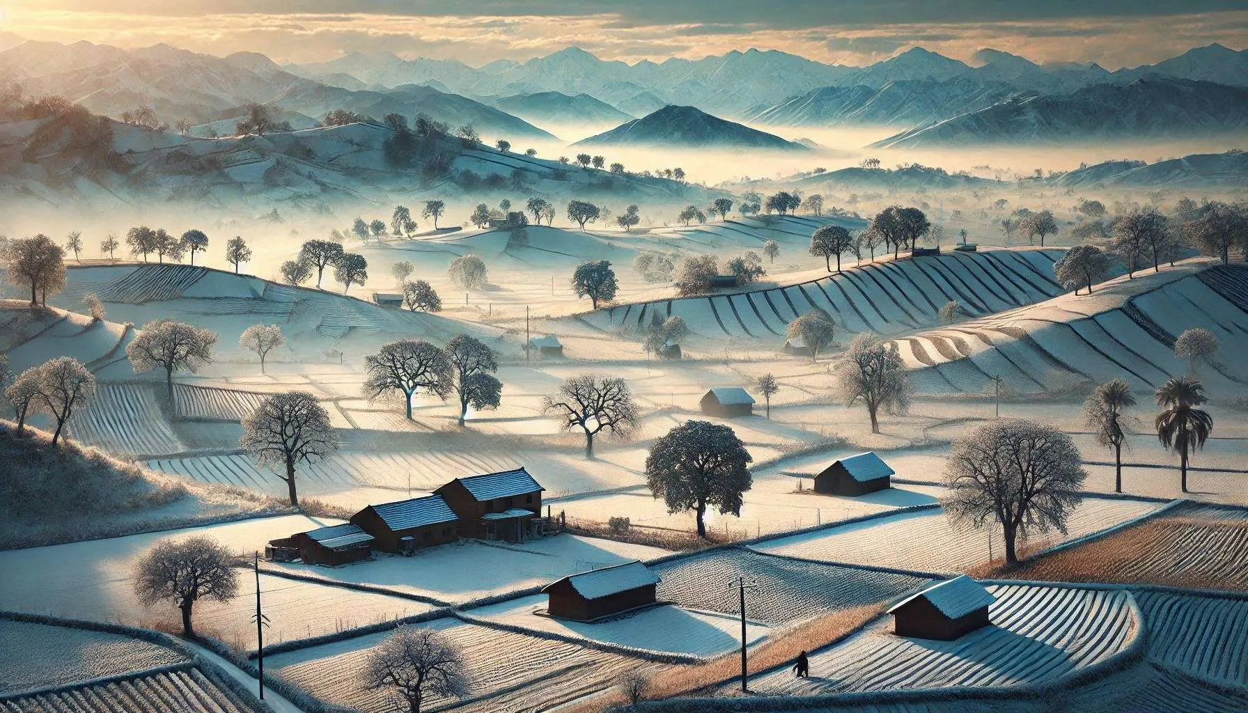 winter fields and farms wallpapers india