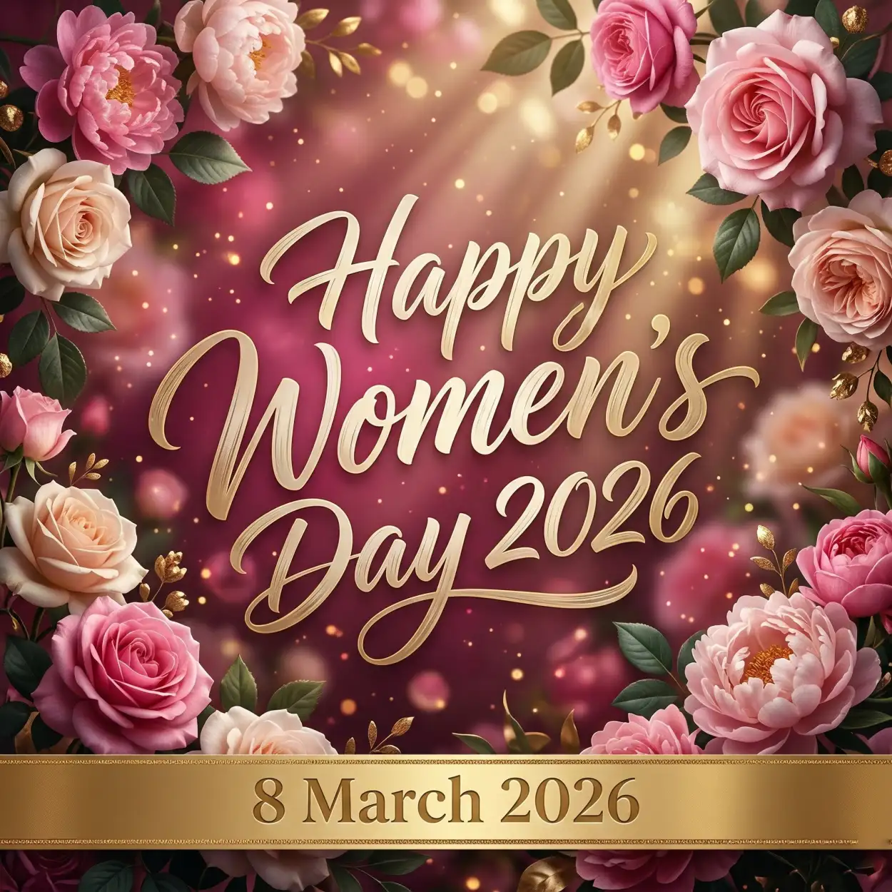 womens day 2026 elegant banner design