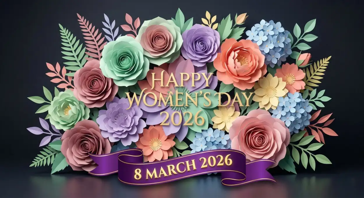 womens day 2026 greeting background hd