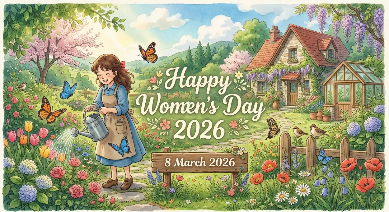 womens day 2026 greeting card design