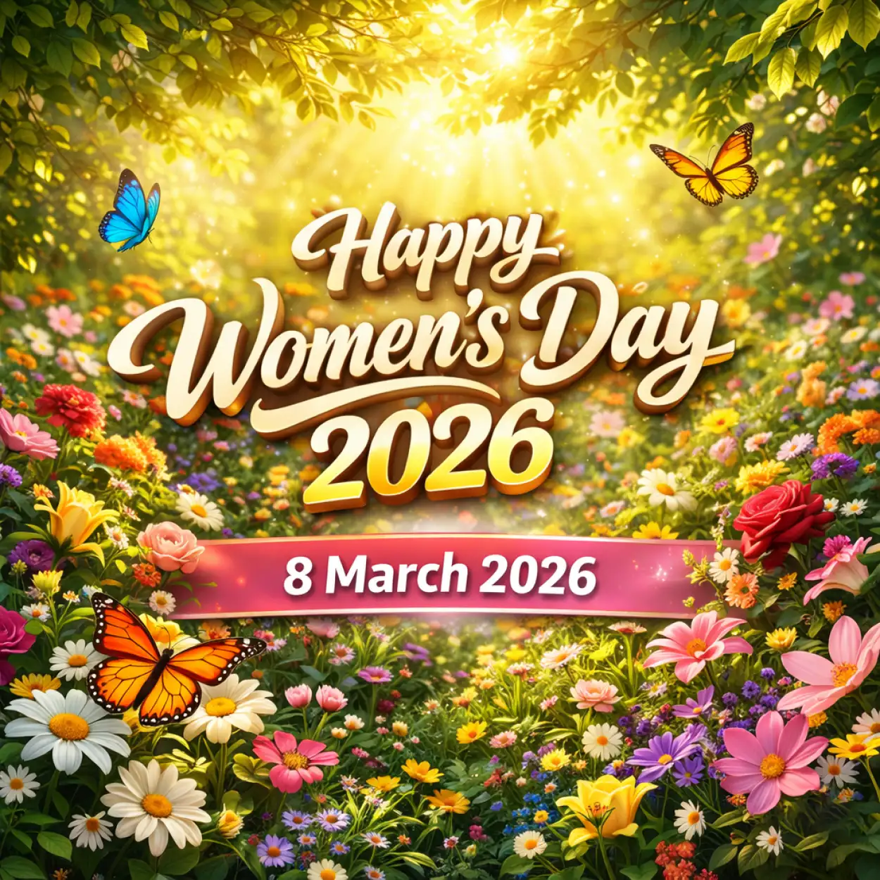 womens day 2026 poster background design