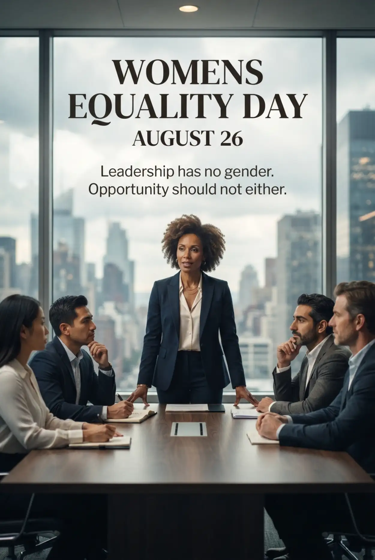 Free Download Womens Equality Day 2026 Gender Equality Poster - High Quality American Womens Equality Day 2026 Image