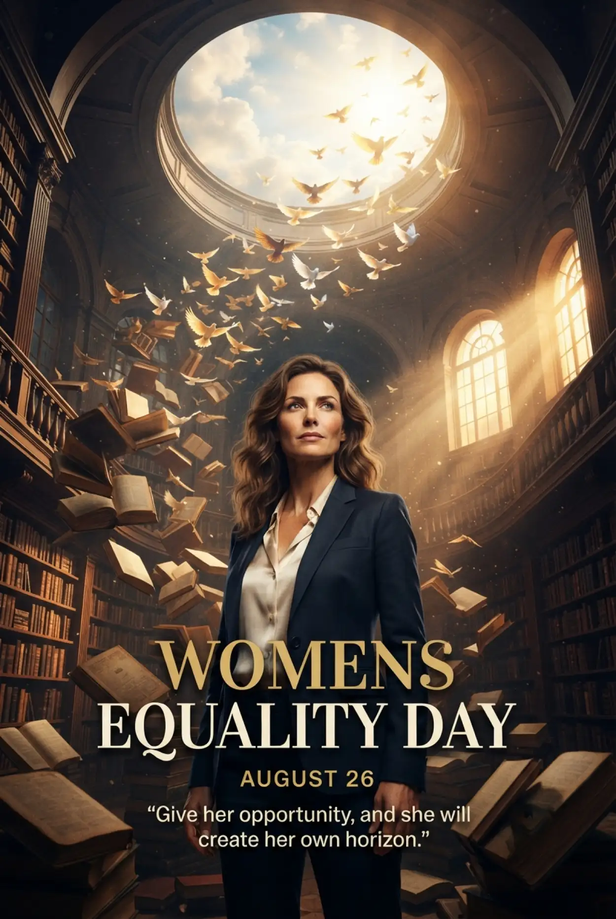 Free Download Womens Equality Day 2026 Office Poster - High Quality American Womens Equality Day 2026 Image