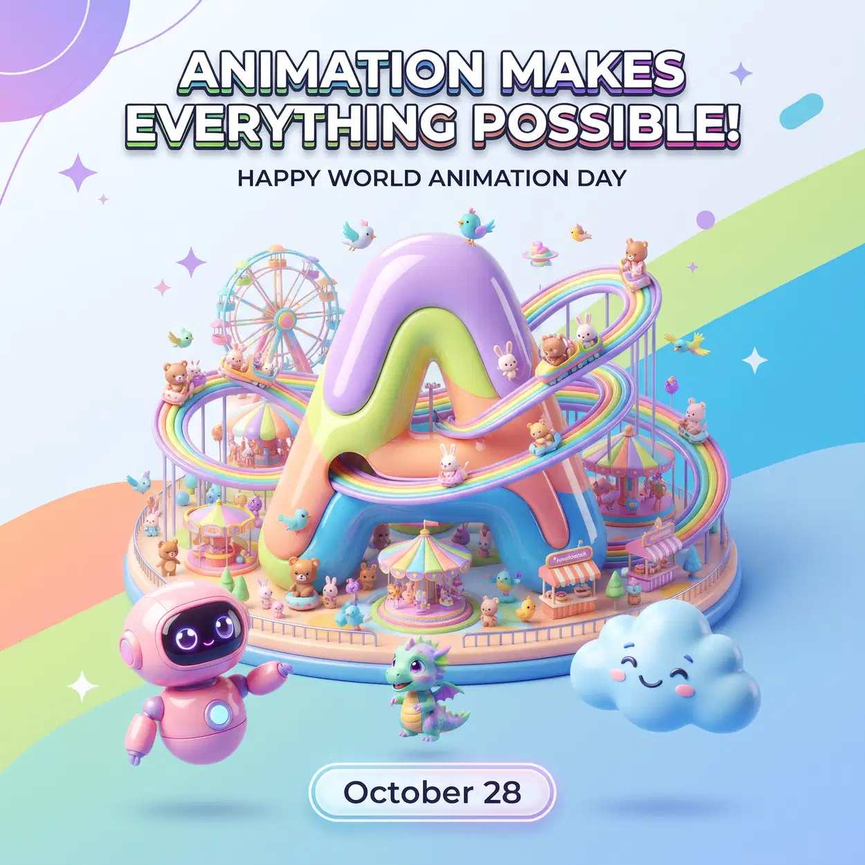 World Animation Day 2026 Social Media Post (HD) – Free