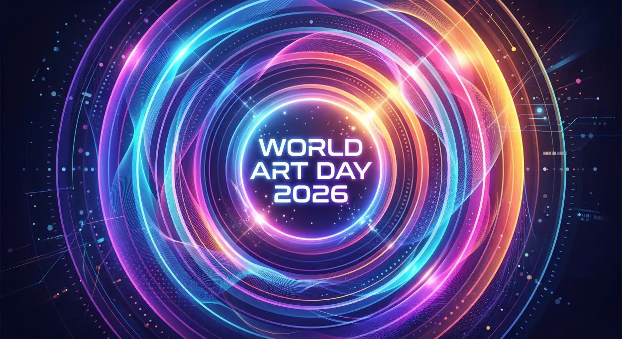 Free Download World Art Day 2026 Reels Ideas 2 - High Quality World Art Day 2026 Wishes Image