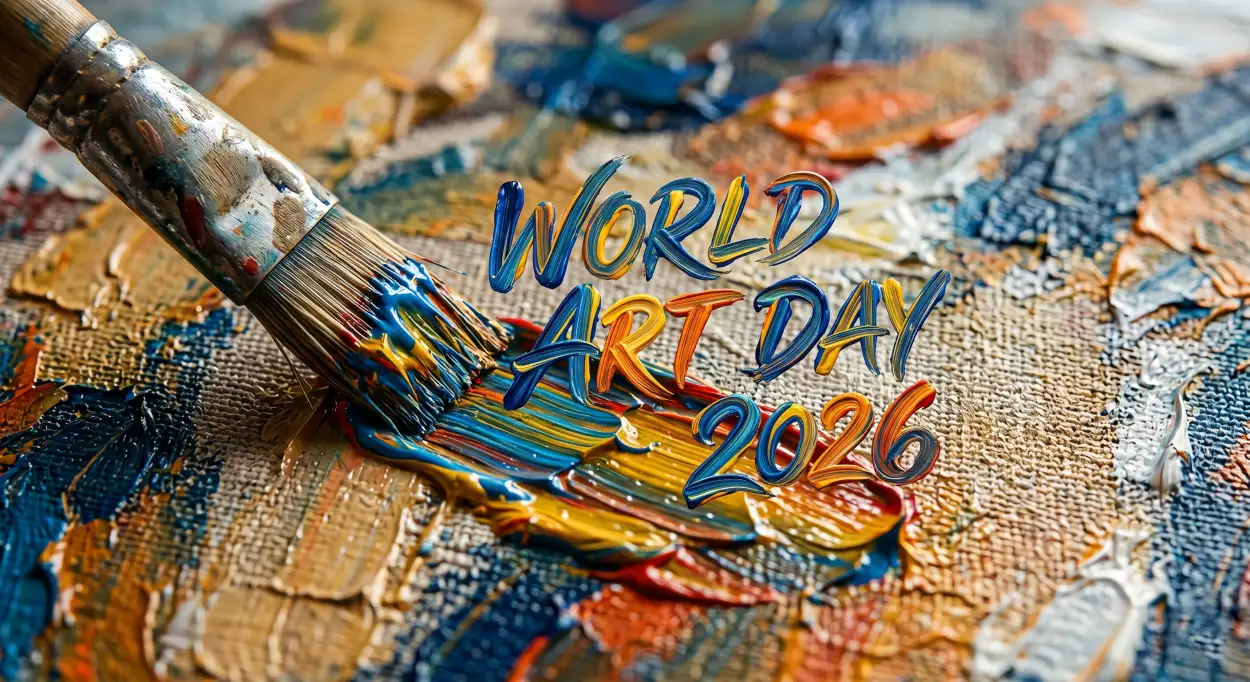Free Download World Art Day Importance For Students 2 - High Quality World Art Day 2026 Wishes Image
