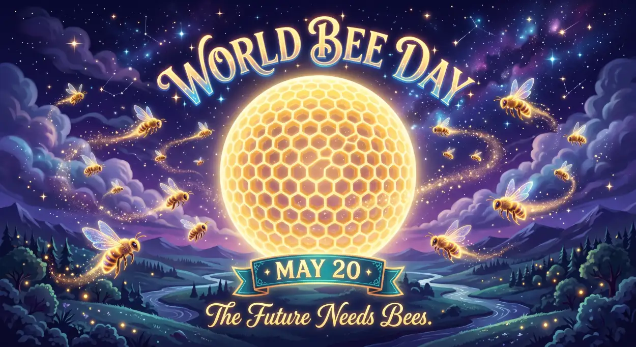 Free Download World Bee Day 2026 Celebration Ideas - High Quality World Bee Day 2026 Image