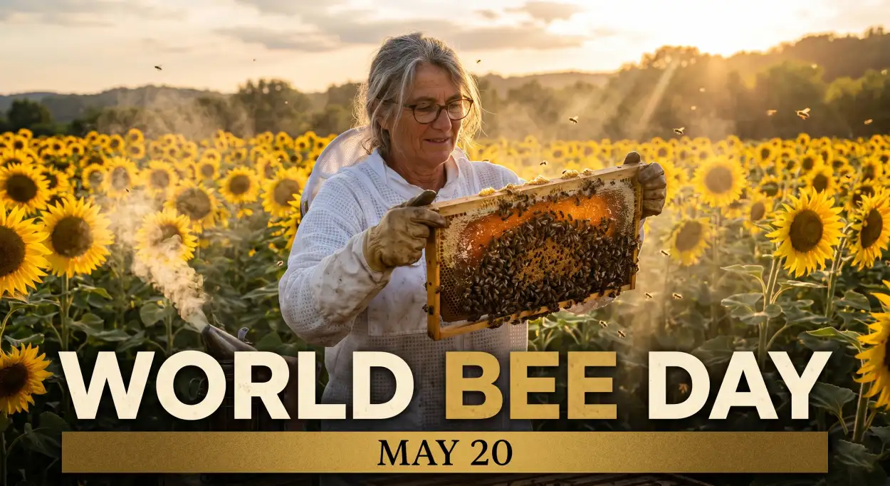 Free Download World Bee Day 2026 High Resolution Images - High Quality World Bee Day 2026 Image