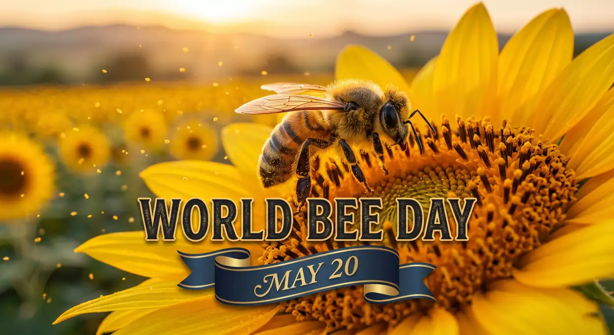 Free Download World Bee Day 2026 Nature Wallpaper - High Quality World Bee Day 2026 Image