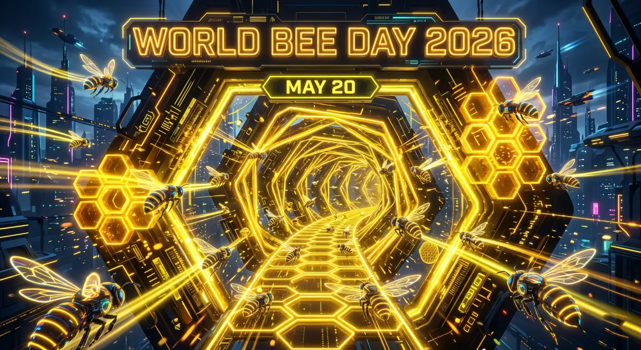 Free Download World Bee Day 2026 Status - High Quality World Bee Day 2026 Image