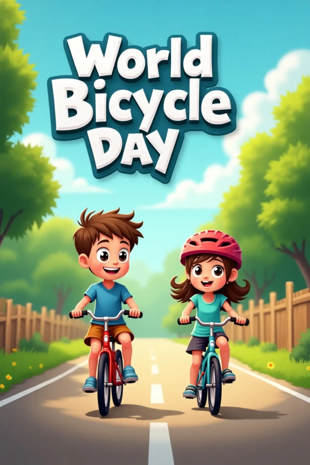 Free Download World Bicycle Day 2025 Hd Images - High Quality World Bicycle Day Background