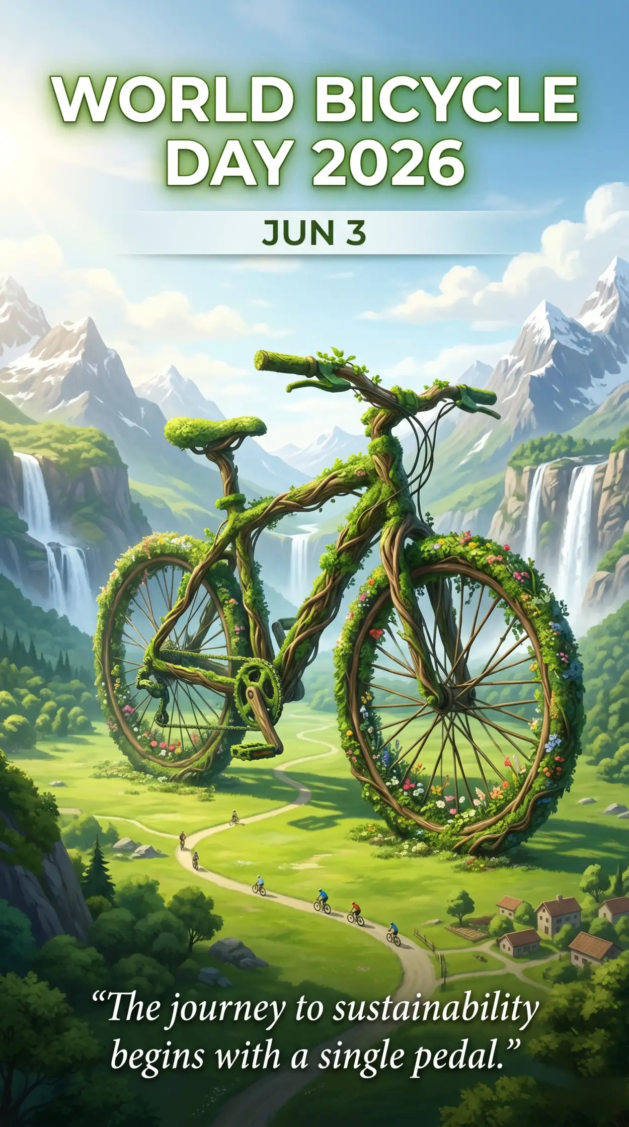 Free Download World Bicycle Day 2026 Instagram Captions - High Quality World Bicycle Day 2026 Image