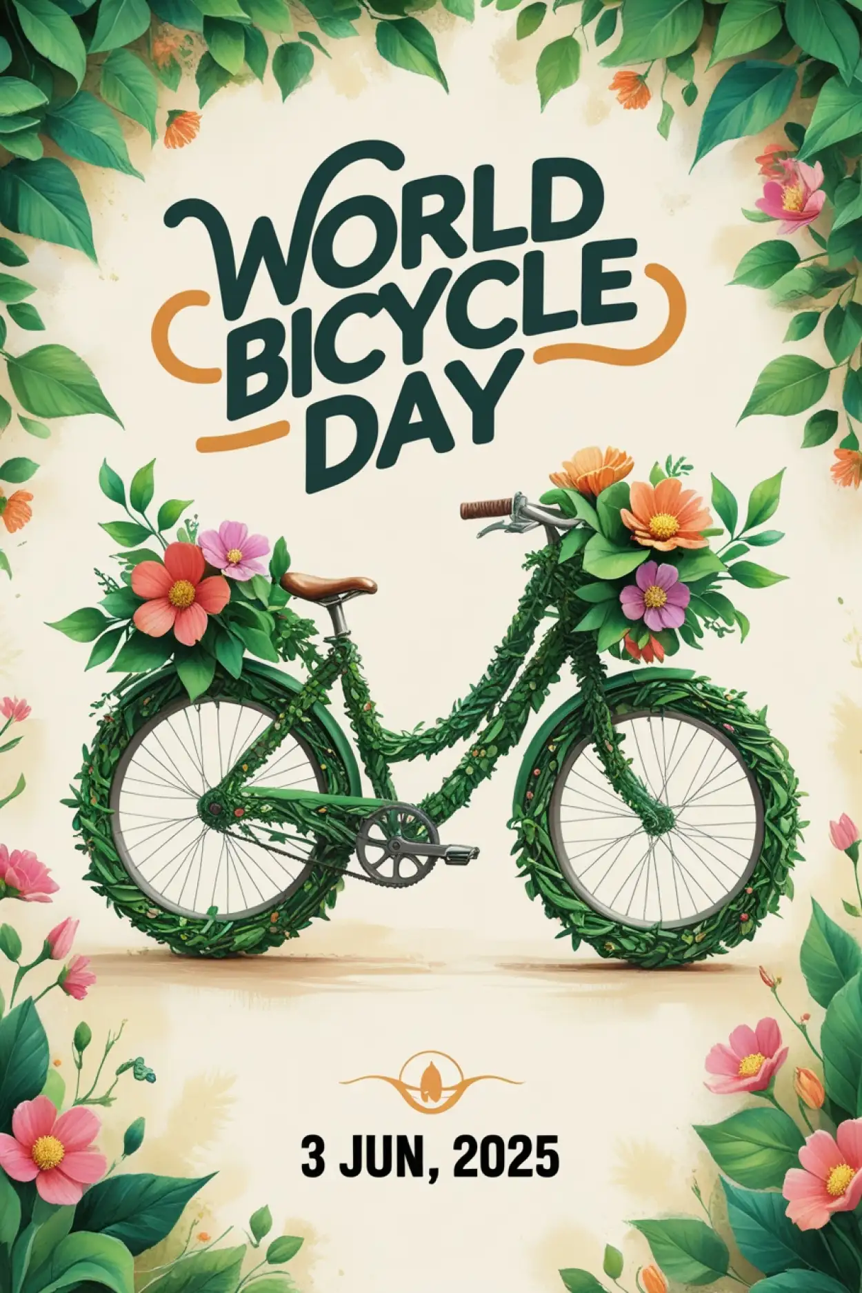 World Bicycle Day Digital Poster - Royalty Free World Bicycle Day Image | Pngmagic Free Download World Bicycle Day Digital Poster - High Quality World Bicycle Day Background