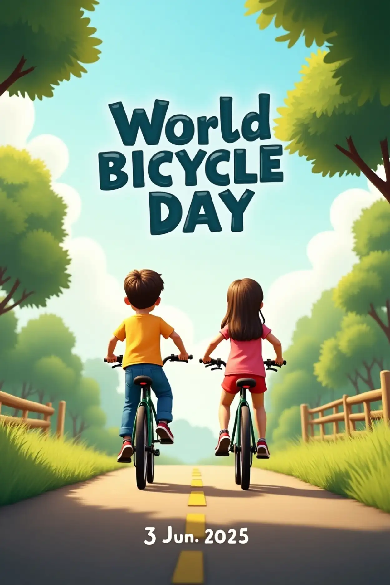 World Bicycle Day Drawing For Kids - Royalty Free World Bicycle Day Image | Pngmagic Free Download World Bicycle Day Drawing For Kids - High Quality World Bicycle Day Background