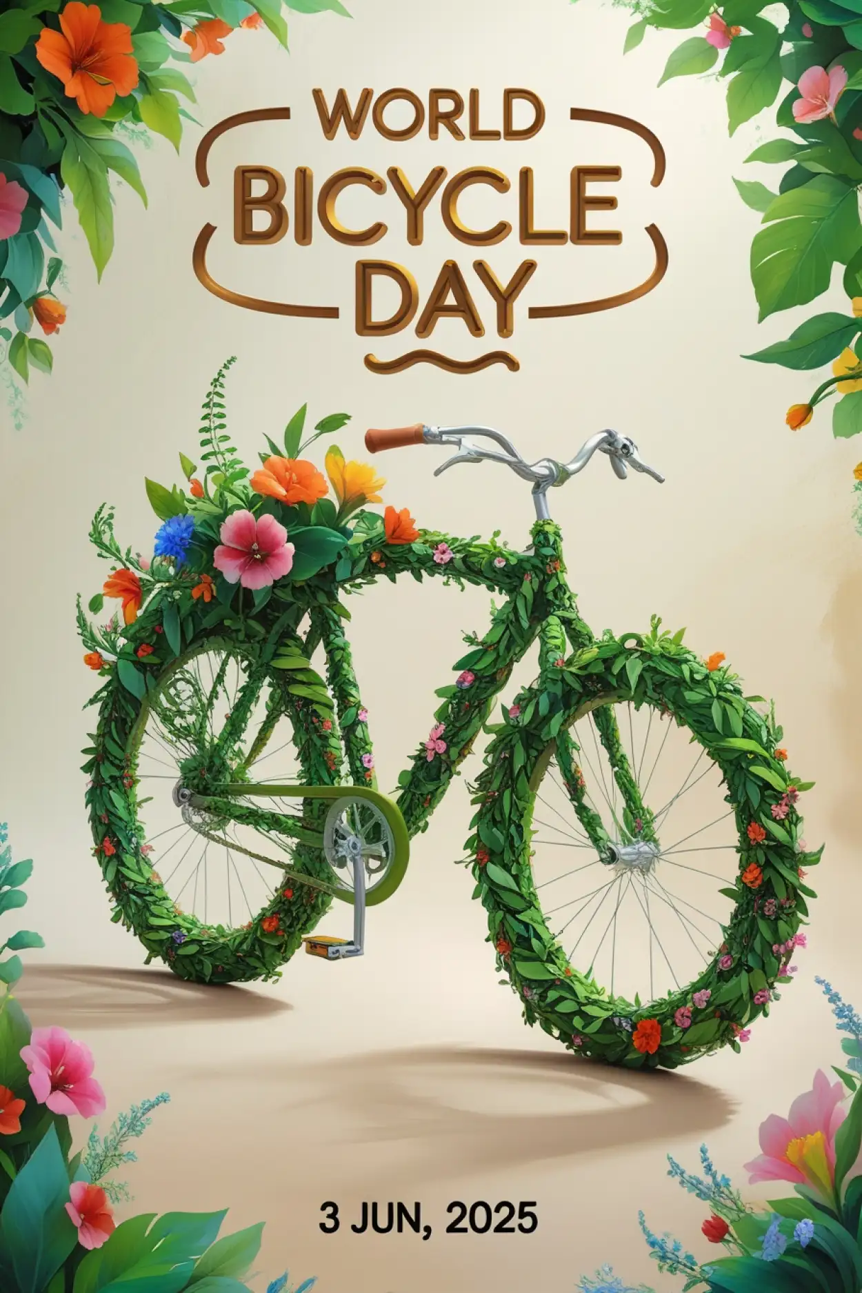Free Download World Bicycle Day Instagram Image - High Quality World Bicycle Day Background