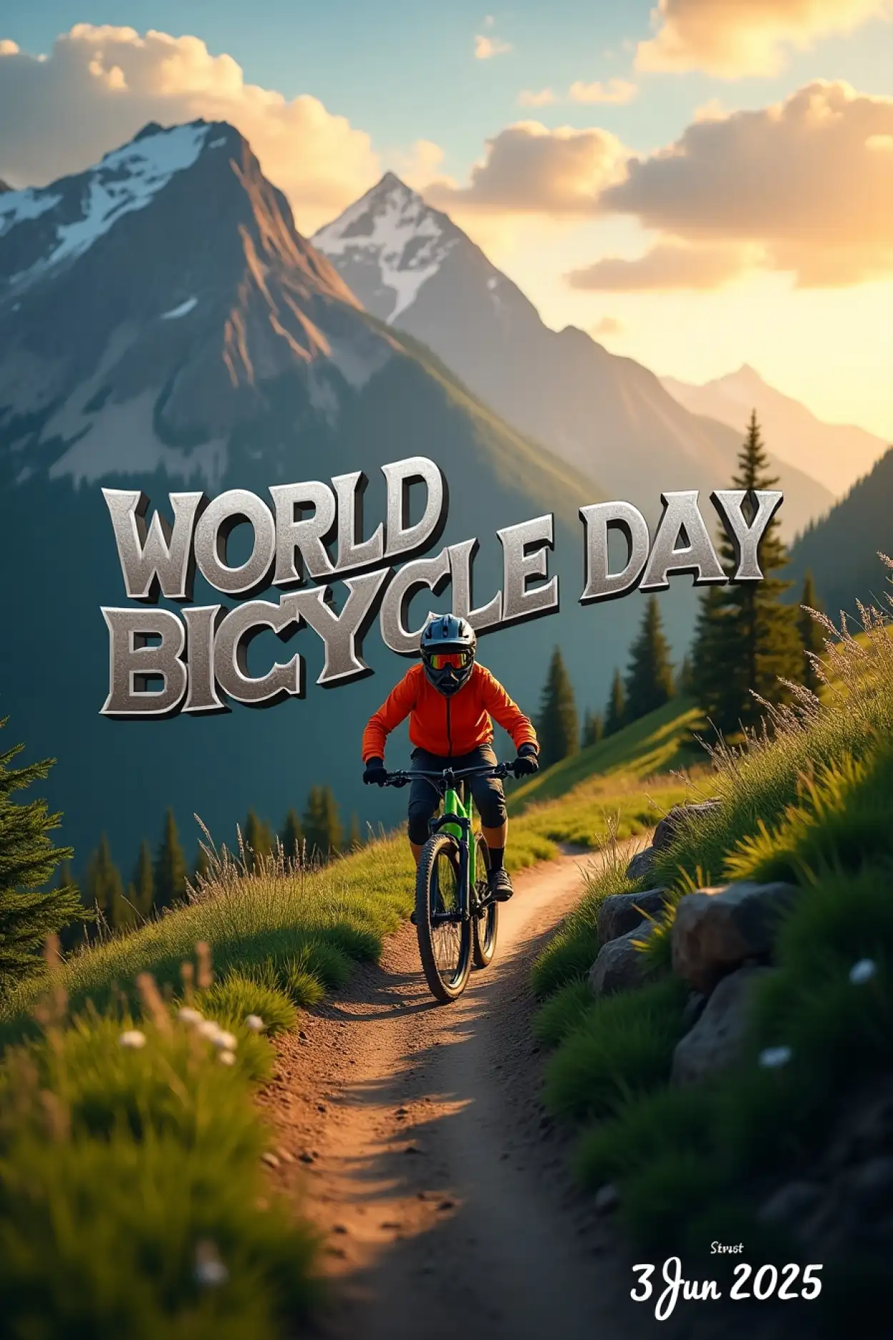 World Bicycle Day Wishes With Image - Royalty Free World Bicycle Day Image | Pngmagic Free Download World Bicycle Day Wishes With Image - High Quality World Bicycle Day Background