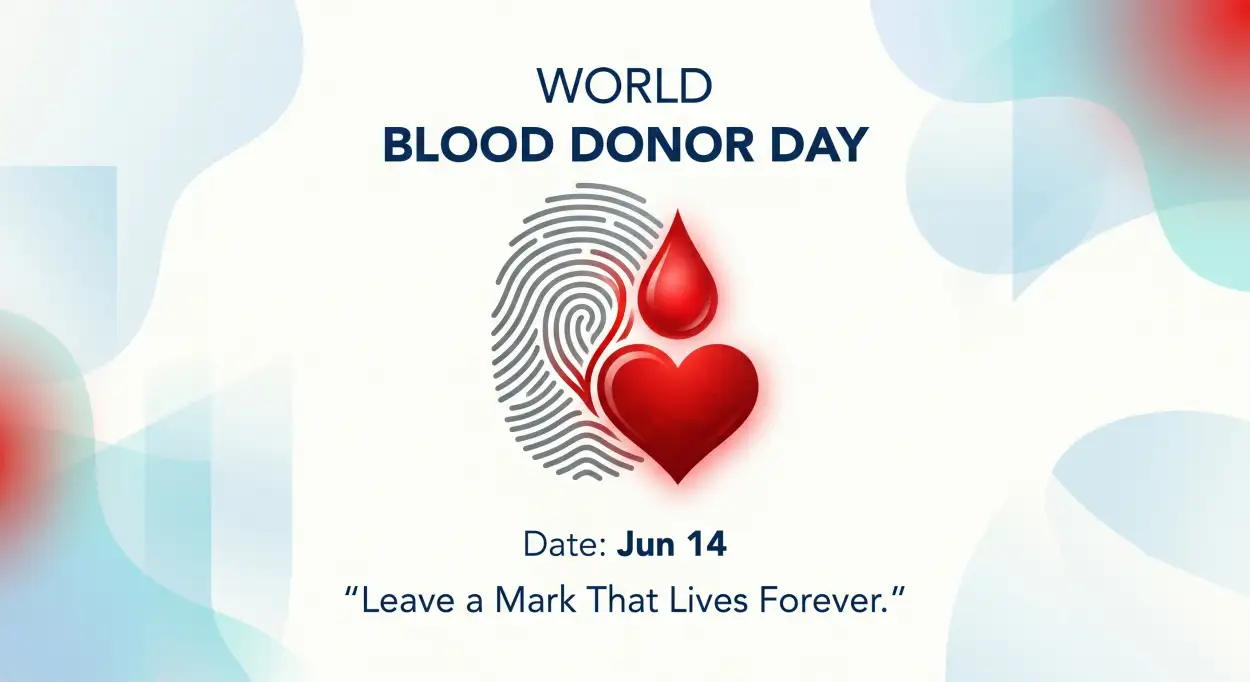 Free Download World Blood Donor Day 2026 Blood Camp Invitation - High Quality World Blood Donor Day 2026 Image