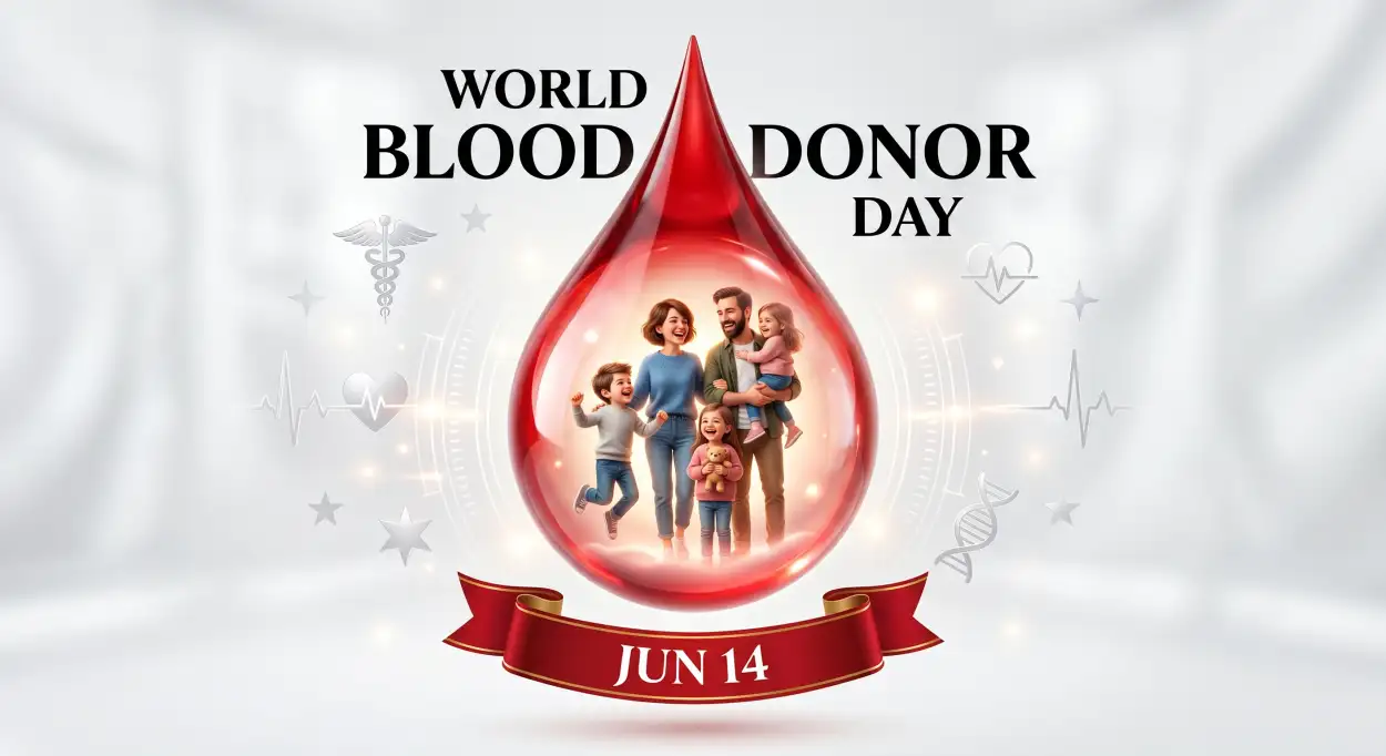 Free Download World Blood Donor Day 2026 Blood Donation Awareness Graphics - High Quality World Blood Donor Day 2026 Image