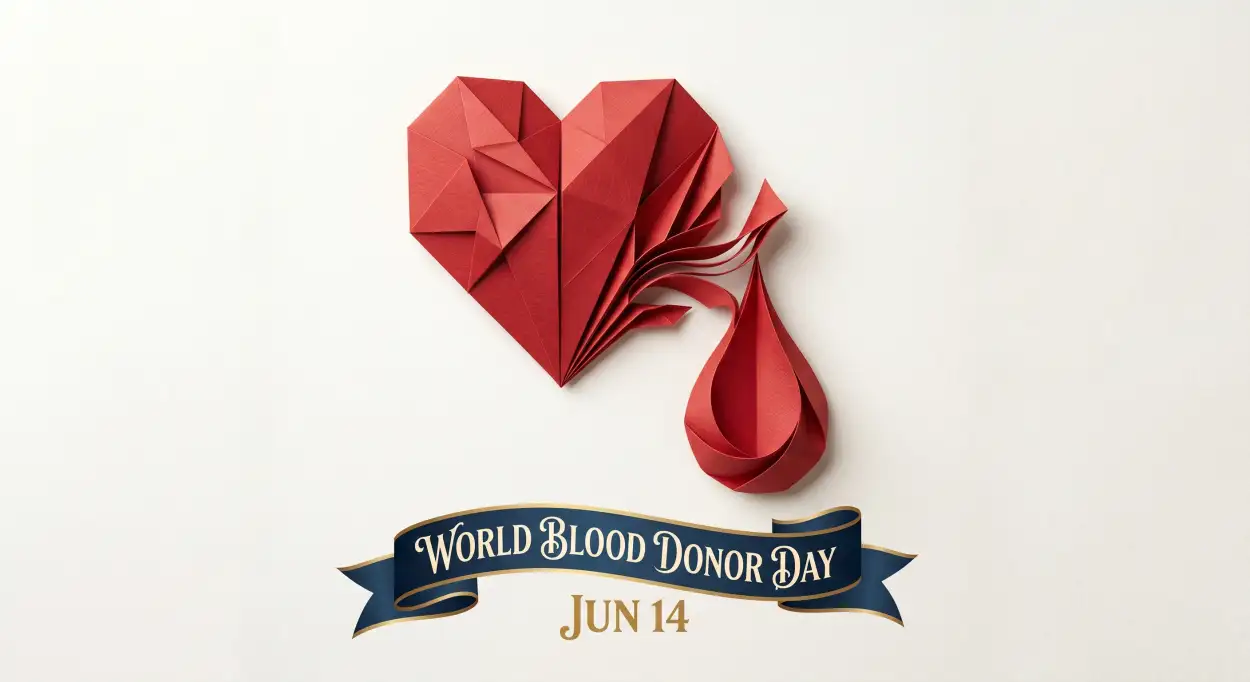 Free Download World Blood Donor Day 2026 Editable Illustration - High Quality World Blood Donor Day 2026 Image