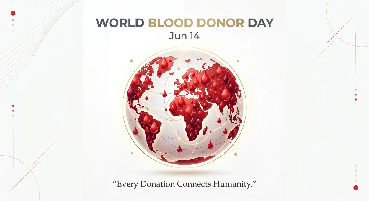 Free Download World Blood Donor Day 2026 Editable Instagram Template - High Quality World Blood Donor Day 2026 Image