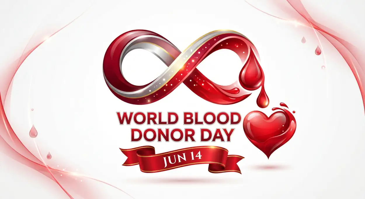 Free Download World Blood Donor Day 2026 Editable Psd - High Quality World Blood Donor Day 2026 Image